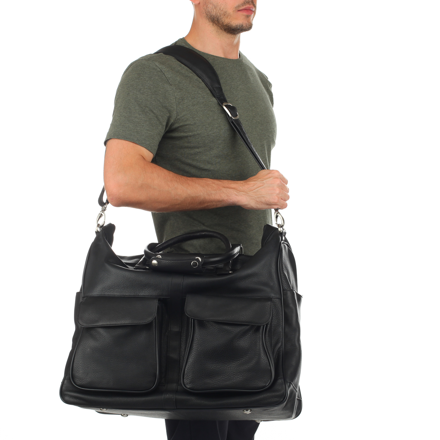 Кожаный саквояж Dr. Koffer 