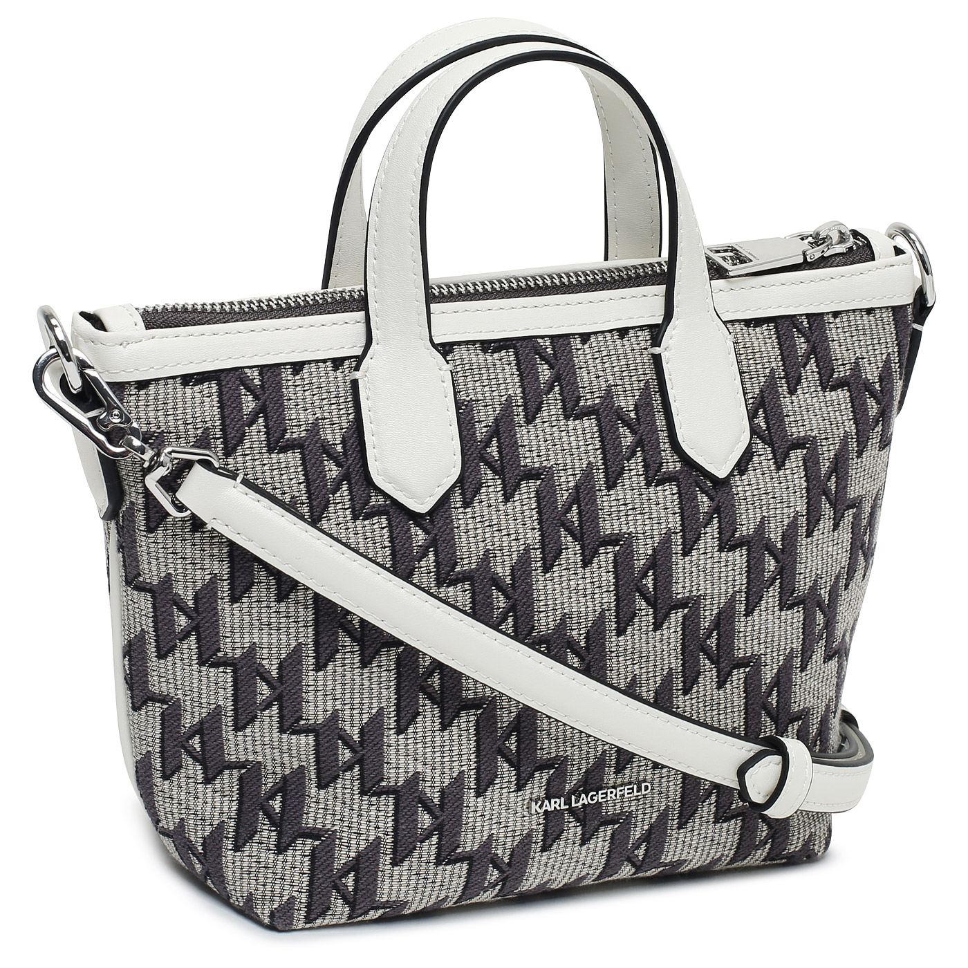 Сумка с двумя ручками Karl Lagerfeld Signature