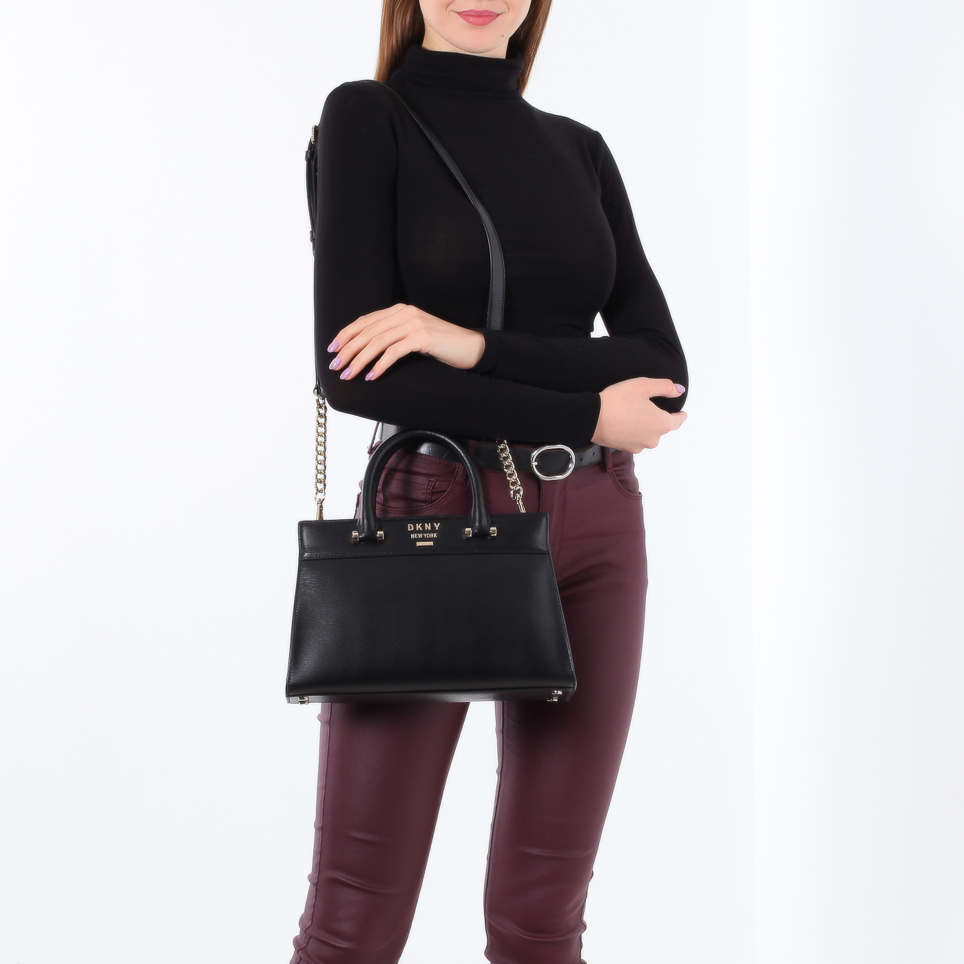 Черная сумка DKNY Ava